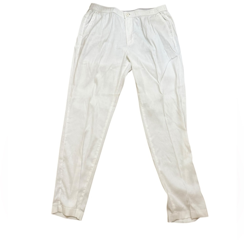 Tommy Bahama White Linen blend pants